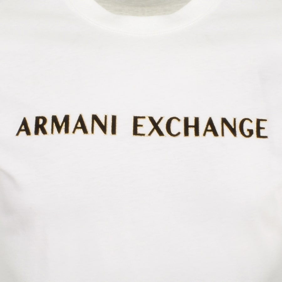 Armani Exchange Regular Fit Logo T Shirt White | Mainline